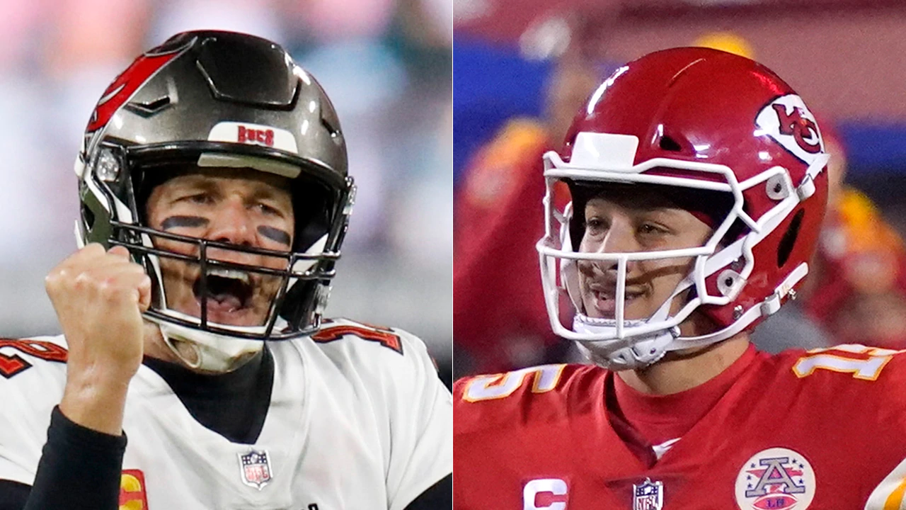 Super matchup between QBs Mahomes, Brady for NFL title