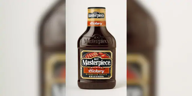 KC Masterpiece BBQ sauce, pictured. The Bills and the Chiefs will battle on the road to Super Bowl LV, and one New York supermarket is going all-out to support the local team. (Michael Tercha/Chicago Tribune/Tribune News Service via Getty Images)