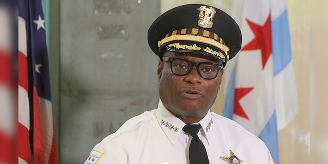 Chicago Police Superintendent David Brown speaks at a news conference in Chicago on July 27, 2020. (AP Photo/Teresa Crawford, File)