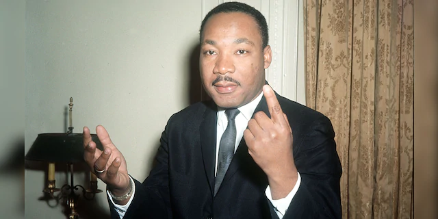 PA News Photo 25/9/64 : Dr. Martin Luther King during a one-day visit to London. (Photo by PA Images via Getty Images)
