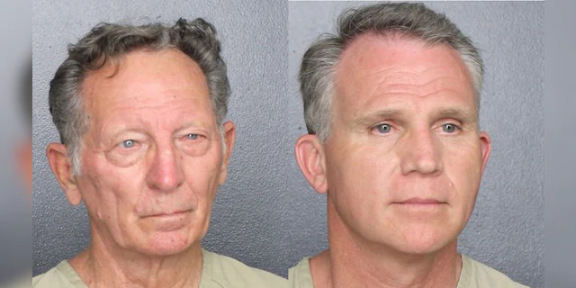 Gary Brummett, 81, (left) and Walter Wayne Brown Jr., 53, (right) were both arrested on Feb. 11 for allegedly pretending to be U.S. marshalls exempt from wearing face masks. 