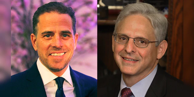 A federal investigation into Hunter Biden, left, will be addressed during Senate confirmation hearings for Merrick Garland, President Biden's nominee for U.S. attorney general, according to a spokesman for U.S. Sen. Chuck Grassley. (Getty Images)