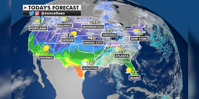 The national forecast for Thursday, Feb. 4 (Fox News)