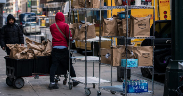 Amazon Expands in N.Y.C. as Pandemic Sends Shoppers Online