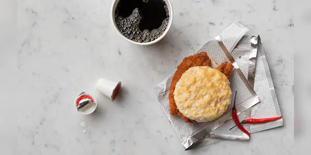 The Spicy Chick-n-Strips Biscuit will be feature two spicy, seasoned strips on a buttered biscuit and grace breakfast menus, the restaurant said.