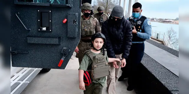 The Chicago Police Department on Sunday partnered with the Illinois Make-a-Wish foundation to help one seven-year-old become a SWAT officer. (Credit: Chicago Police Department)