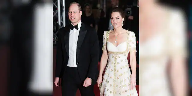 Catherine, Duchess of Cambridge and Prince William, Duke of Cambridge attend the EE British Academy Film Awards 2020 at Royal Albert Hall on February 02, 2020, in London, England. 