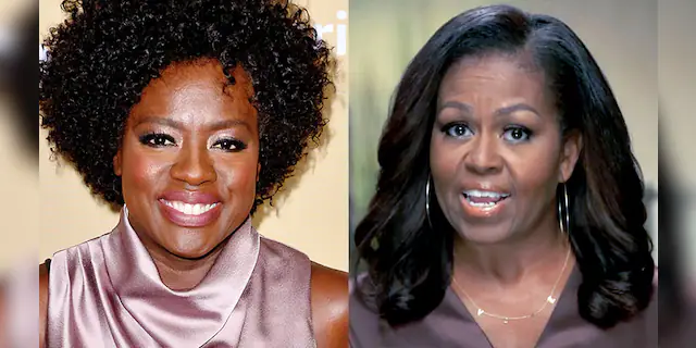 Viola Davis, left, will play Michelle Obama in Showtime’s upcoming anthology series 'The First Lady.'