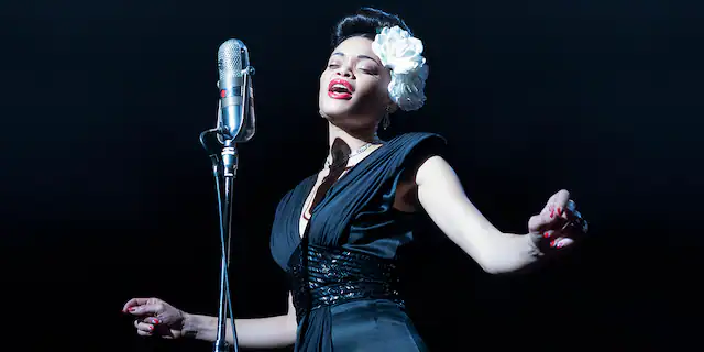 Andra Day was nominated for an Academy Award for playing Billie Holiday in 'The United States vs. Billie Holiday.' (Takashi Seida/Paramount Pictures via AP, File)