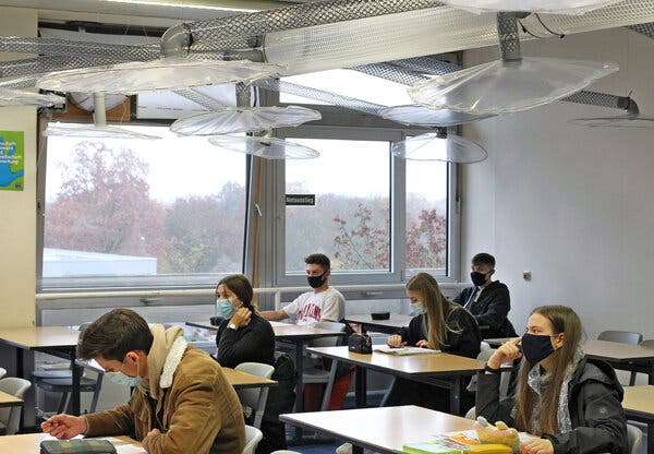A ventilation system installed in a classroom Germany last November has proved to remove more than 90 percent of virus-carrying aerosols from the classroom. As a group of scientists called for new workplace air quality improvements, they contended the measures would not be onerous.
