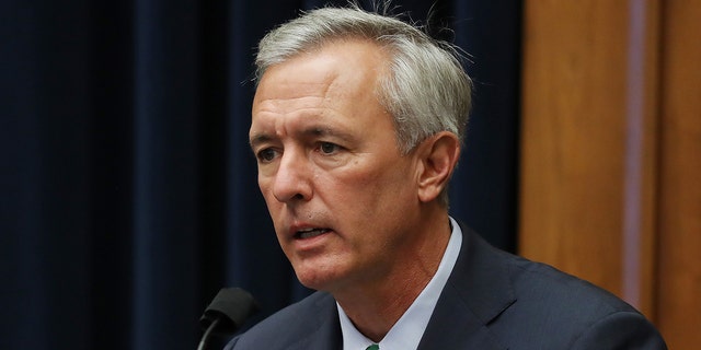 Rep. John Katko, a Republican from New York, speaks during a House Homeland Security Committee security hearing in Washington, D.C., U.S., on Thursday, Sept. 17, 2020. Minority Leader Kevin McCarthy, R-Calif., opposes Katko's compromise with Democrat Rep. Bennie Thompson of Mississippi to create a commission to investigate the Jan. 6 attack on the Capitol by a mob of Trump supporters. Nevertheless, about two dozen House Republicans are expected to vote for the bill. (Chip Somodevilla/Getty Images/Bloomberg via Getty Images)