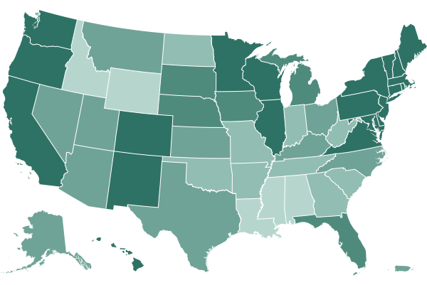 Where states are reporting vaccines given