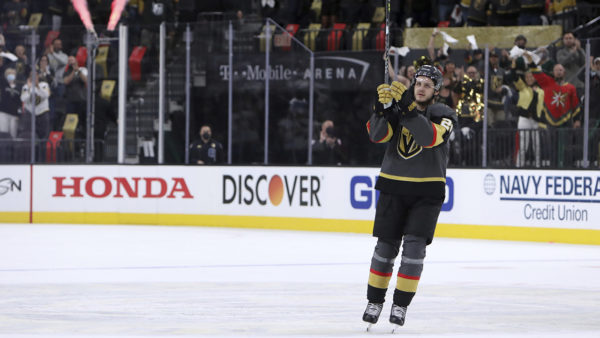 Janmark has hat trick to lead Vegas to Game 7 win over Wild