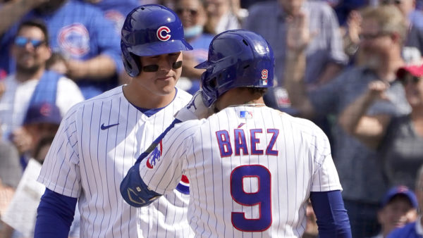 Baez, Rizzo lead surging Cubs past Padres 6-1
