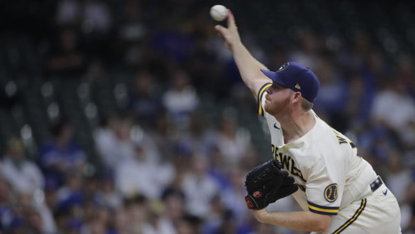 Woodruff excels, Brewers edge Cubs 2-1 for 7th straight win