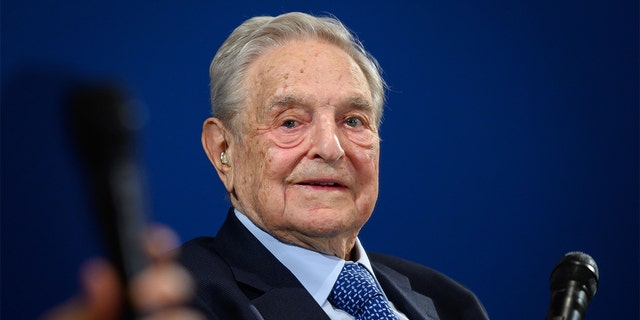 Hungarian-born US investor and philanthropist George Soros looks on after having delivered a speech on the sidelines of the World Economic Forum (WEF) annual meeting, on January 23, 2020 in Davos, eastern Switzerland. (Photo by FABRICE COFFRINI / AFP) (Photo by FABRICE COFFRINI/AFP via Getty Images)