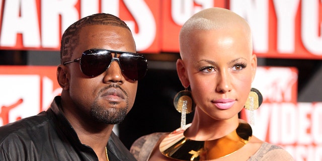 Amber Rose has blamed Kanye West's interest in Kim Kardashian for their breakup.  (Photo by Michael Loccisano/Getty Images)