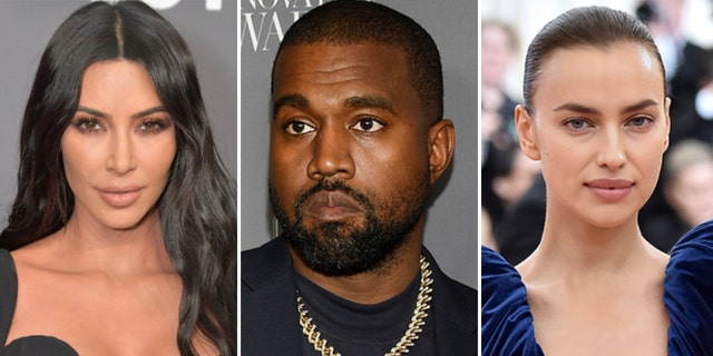 The suitor-approach of Kanye West, middle, to Irina Shayk, right, jibes with how he pursued his now-estranged-wife, Kim Kardashian, left, back in the day.