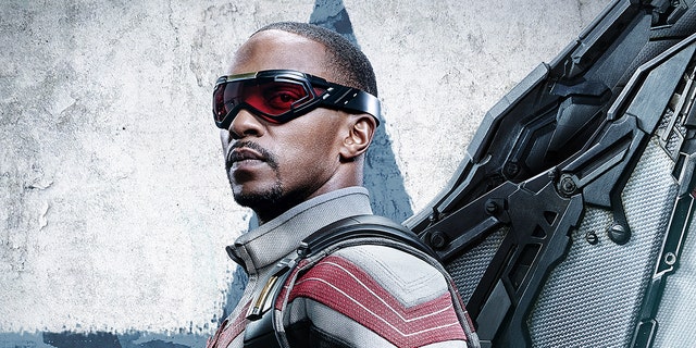 Anthony Mackie as Sam Wilson in Disney+'s 'The Falcon and the Winter Soldier.' He was considered a likely contentder for an Emmy nomination but recevied no acknowledgement.