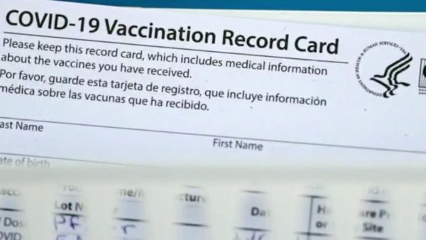 Thousands of fake COVID-19 vaccine cards, some from China, seized by US Customs