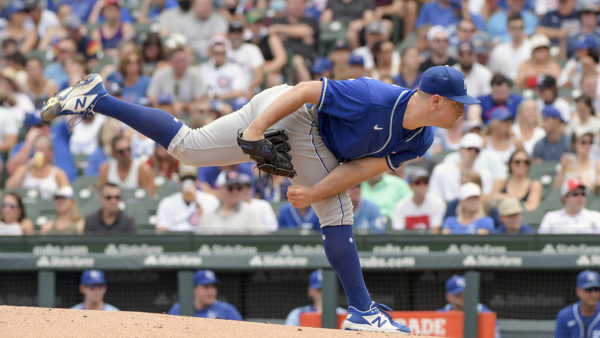 Bubic takes no-hitter into 7th, Royals beat Cubs 4-2