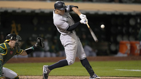 Judge’s single sends Yankees past A’s for 12th straight win