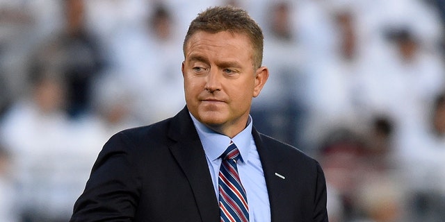 ESPN College GameDay analyst and former Ohio State QB Kirk Herbstreit on Sept. 29, 2018 at Beaver Stadium in State College.