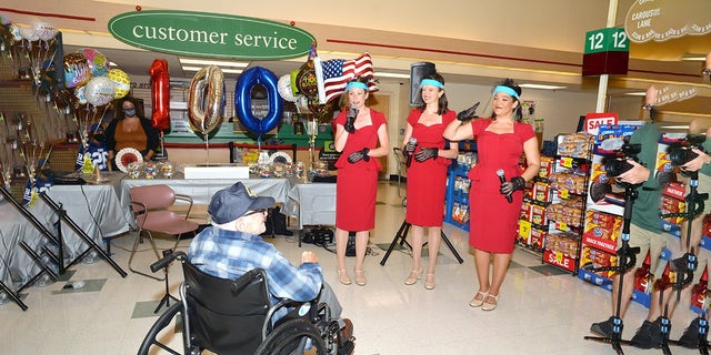 Benny Ficeto was thrown a surprise party for his 100th birthday by former employer Stop &amp; Shop.