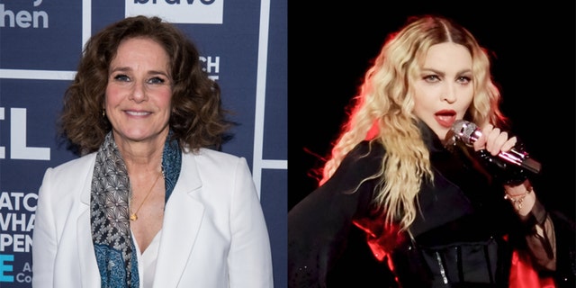 Debra Winger (L) was supposed to play Dottie but quit the movie after Madonna (R) was cast. 
