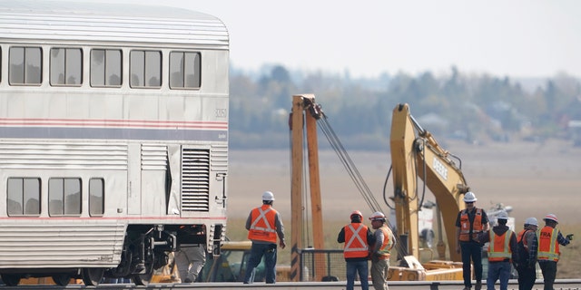 Federal investigators are seeking the cause of the derailment.