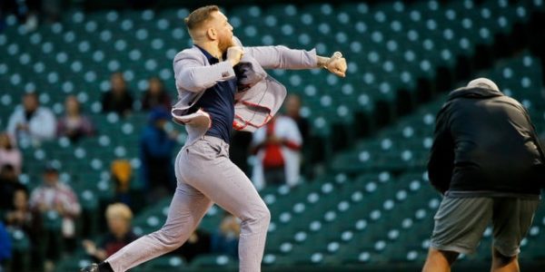 UFC’s Conor McGregor throws awful first pitch at Cubs game: ‘It’s a little off’