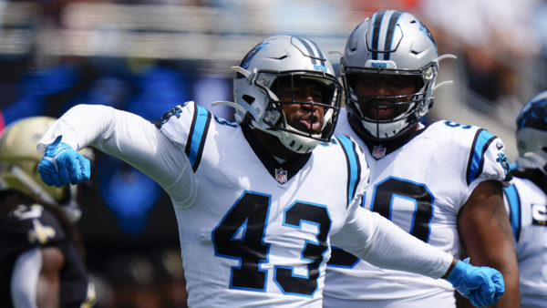 Panthers, off to 2-0 start, visit Texans in prime time