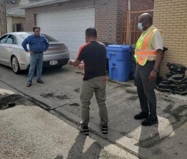 Chicago man fed up with speed bump behind home, takes pickax to it and faces $500 fine