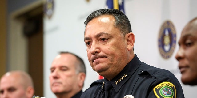 Houston Police Chief Art Acevedo speaks during a press conference at HPD headquarters on Wednesday, Nov. 20, 2019, in Houston. Acevedo was suspended as Miami's top cop Monday after only six months on the job.