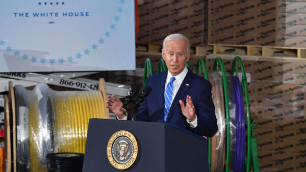 President holds vaccine mandate event at business owned by major Biden campaign donor