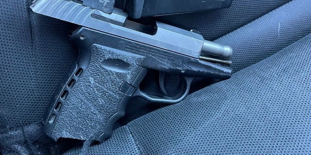 A gun was recovered from the scene where a Chicago police officer was shot in the face on Monday.  