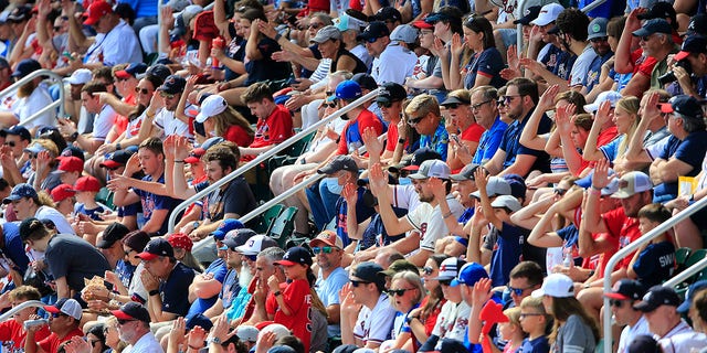 ATLANTA, GA - OCTOBER 11: The fans do THE CHOP early on during Game 3 of the NLDS between the Atlanta Braves and the Milwaukee Brewers on October 11, 2021 at Truist Park in Atlanta, Georgia. (Photo by David J. Griffin/Icon Sportswire via Getty Images)