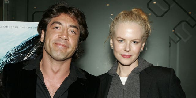 Javier Bardem and Nicole Kidman during ‘The Sea Inside’ Special Los Angeles Screening at New Line Screening Room in Los Angeles, California, United States.