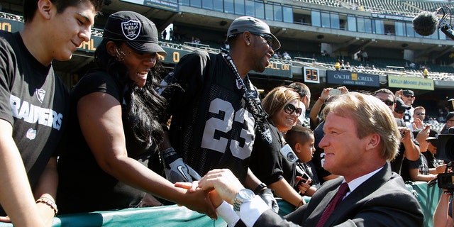 Jon Gruden, pictured in 2012, compiled a 38-26 record with the Raiders between 1998 and 2001.