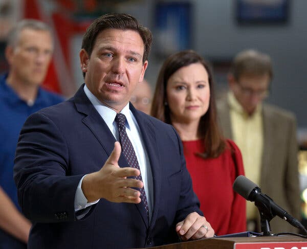 Florida Gov. Ron DeSantis is trying to head off a Dec. 8 deadline imposed by the Biden administration for federal contractors to get vaccinated.