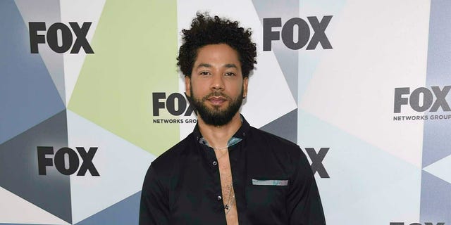 FILE - In this May 14, 2018, file photo, Jussie Smollett, a cast member in the TV series "Empire," attends the Fox Networks Group 2018 programming presentation afterparty in New York. Smollett is going on trial this week, accused of lying to police when he reported he was the victim of a racist, homophobic attack downtown Chicago nearly three years ago. Jury selection is scheduled for Monday, Nov. 29, 2021. (Photo by Evan Agostini/Invision/AP, File)
