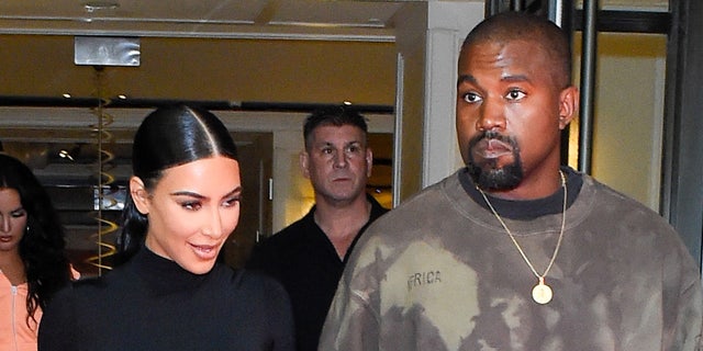 Kanye West and Kim Kardashian are seen outside the mark hotel on May 7, 2019 in New York City. In recent weeks, Kardashian has been spotted with "Saturday Night Live" comedian 
