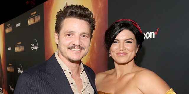 Fans feel "The Mandalorian" stars Pedro Pascal and Gina Carano were treated differently by Lucasfilm. (Photo by Jesse Grant/Getty Images for Disney)
