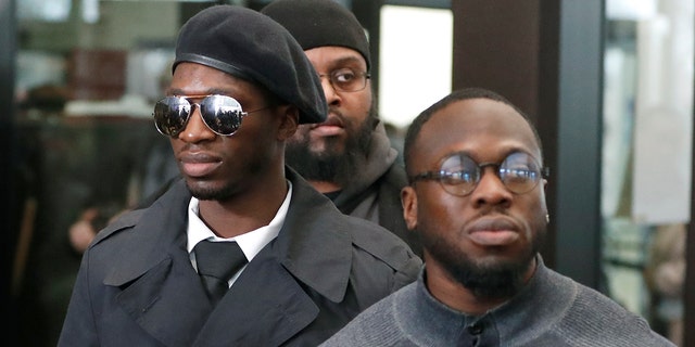 Brothers Olabinjo Osundairo, right, and Abimbola Osundairo testified against Jussie Smollett in court that the former "Empire" actor paid them to carry out a fake hate crime attack against him.