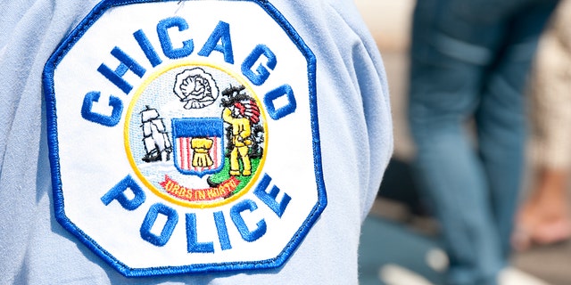 Сhicago, USA - July 11, 2012: Chicago police patch on the arm of an officer.