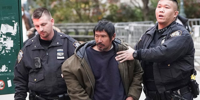 Craig Tamanaha was charged with setting fire to the Christmas Tree outside Fox News headquarters. REUTERS/Carlo Allegri