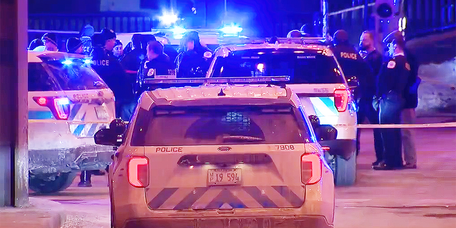 No officers were shot during the encounter, police said. Two officers were treated for minor injuries at a local hospital, FOX32 Chicago reported.