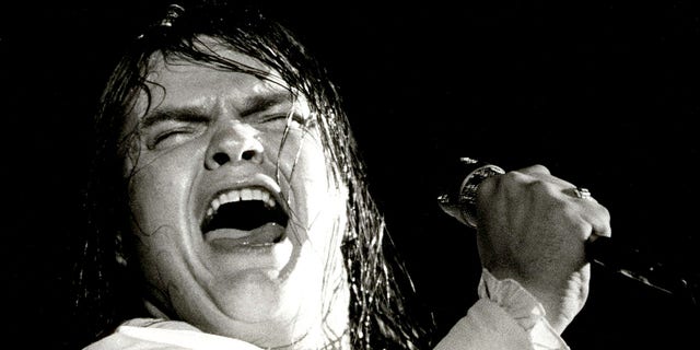 Meat Loaf performing at the Park West in Chicago, Illinois, February 17, 1978. 