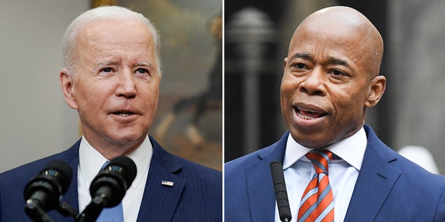 President Biden met with New York City Mayor Eric Adams earlier this month and rolled out a plan to stop the flow of guns in the city, bolster law enforcement and increase funding for community policing. 