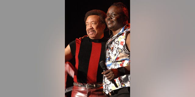 Maurice White and Philip Bailey of Earth Wind &amp; Fire.